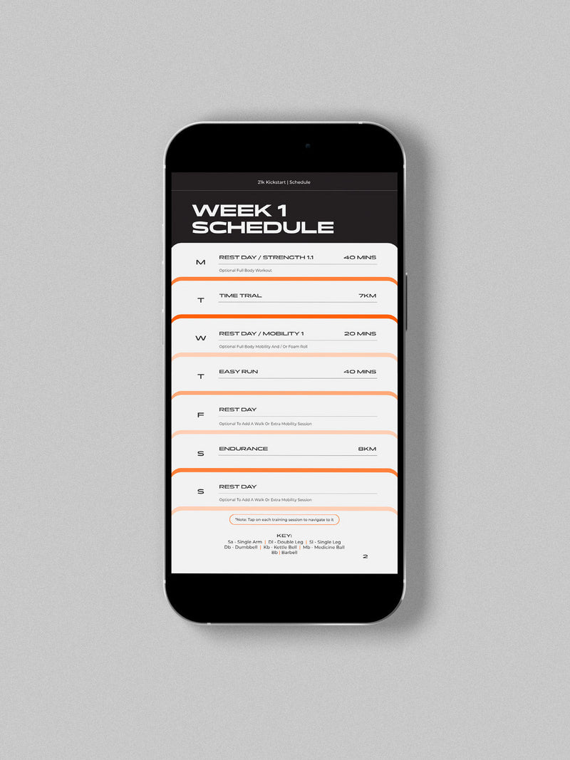 Half Marathon Kickstart | 4-Week Base Training Run Plan