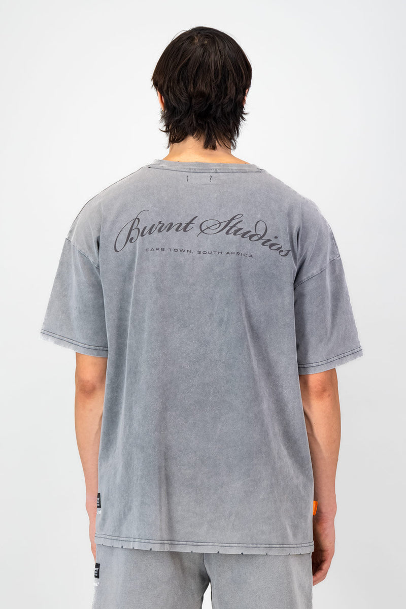 Ultra Heavy Oversized Tee - Light Grey