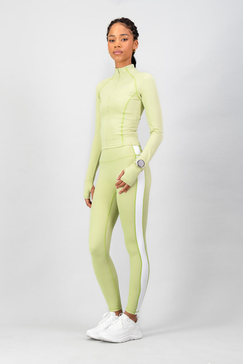 Tempo 1/4 Zip - Aloe