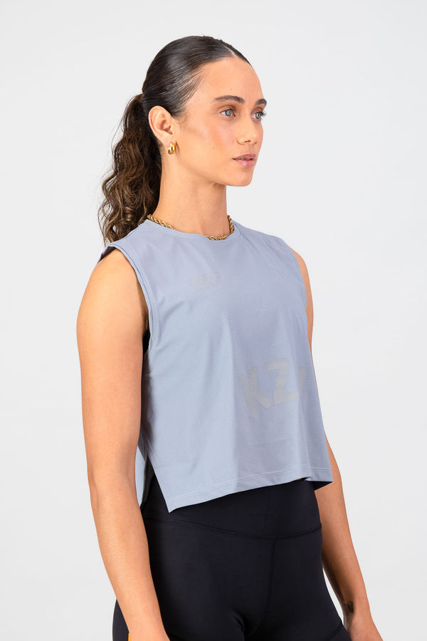 AeroFlow KZN Women's Race Tank - Grey