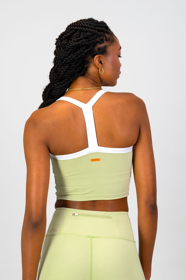 Burnt x You Supportive Tank - Aloe