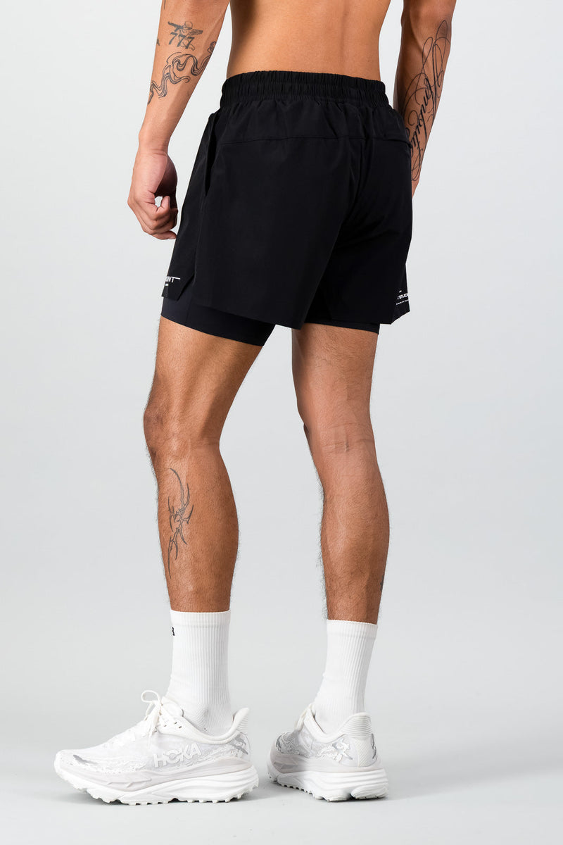 Fundamental Move 2-in-1 Short - Black