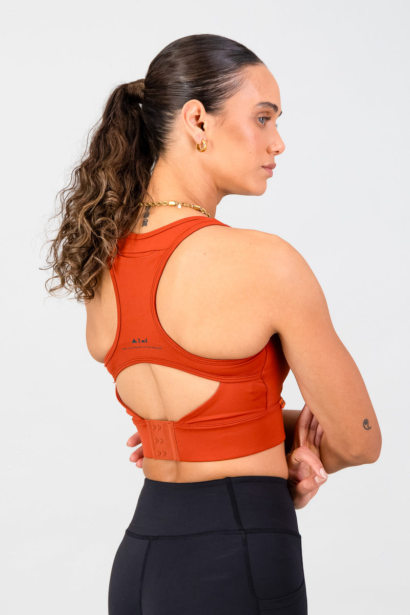 Momentum Sports Bra - Terracotta