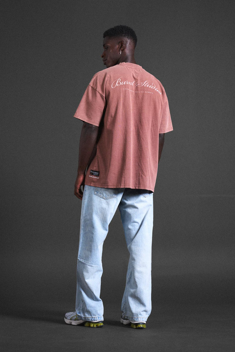 Ultra Heavy Oversized Tee - Rust