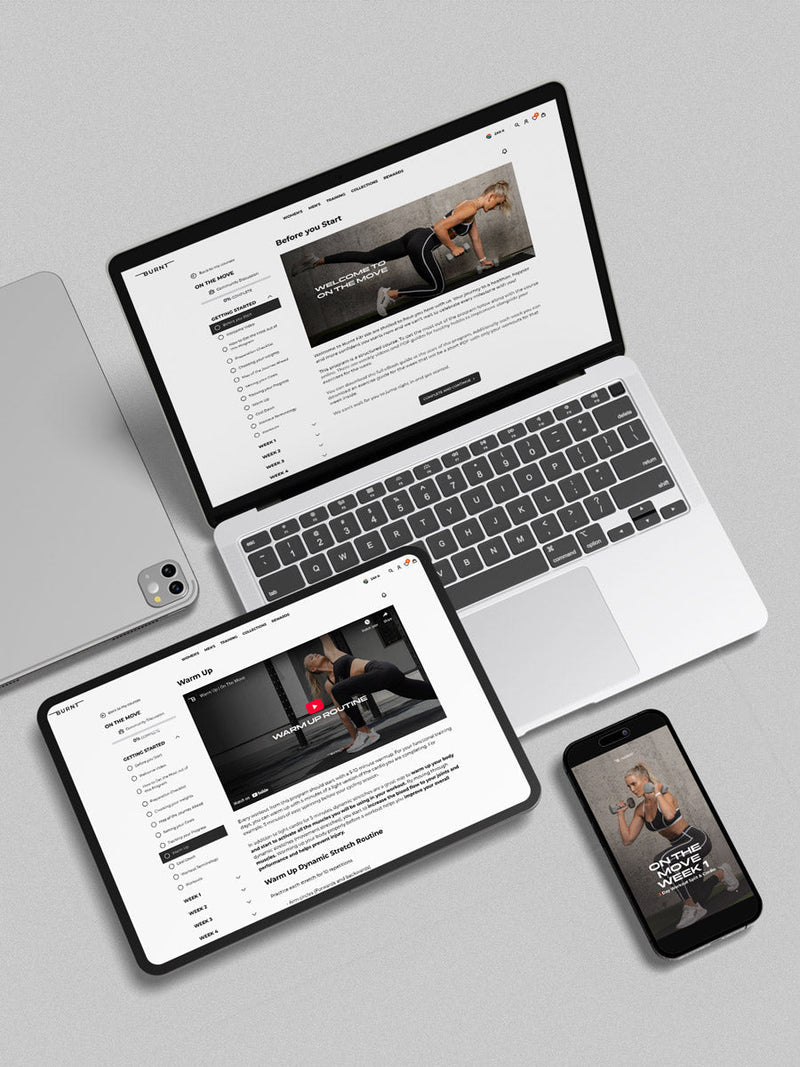 On the Move | Women's 4 Week at Home/Gym Program