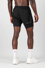SprintRacer Men's 2-in-1 Pro Short - Black