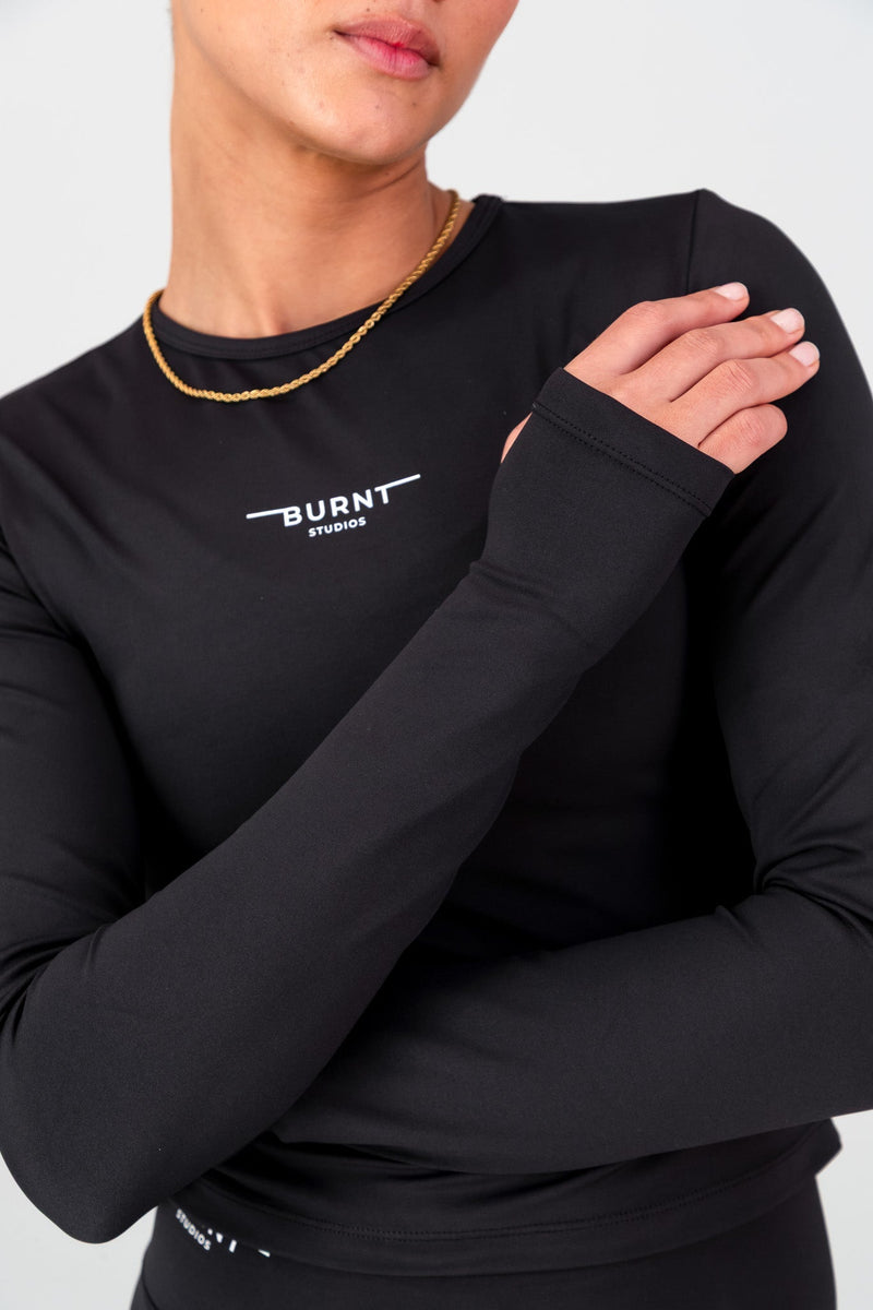 Essential Olivia Fitted Long Sleeve - Black
