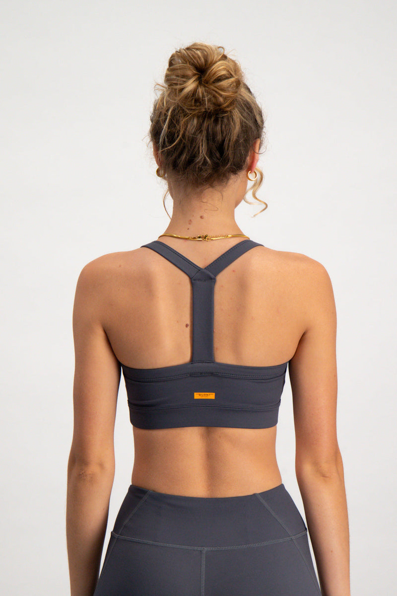 Core Sports Bra - Charcoal